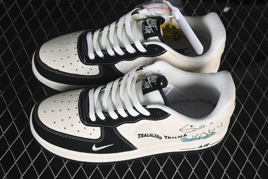 Nike [DD1982-316]-[AIR FORCE 1 07 LOW LV BLACK/WHITE/BLUE]-[WOMAN:36-39]-[MAN:40-45] - Image 11