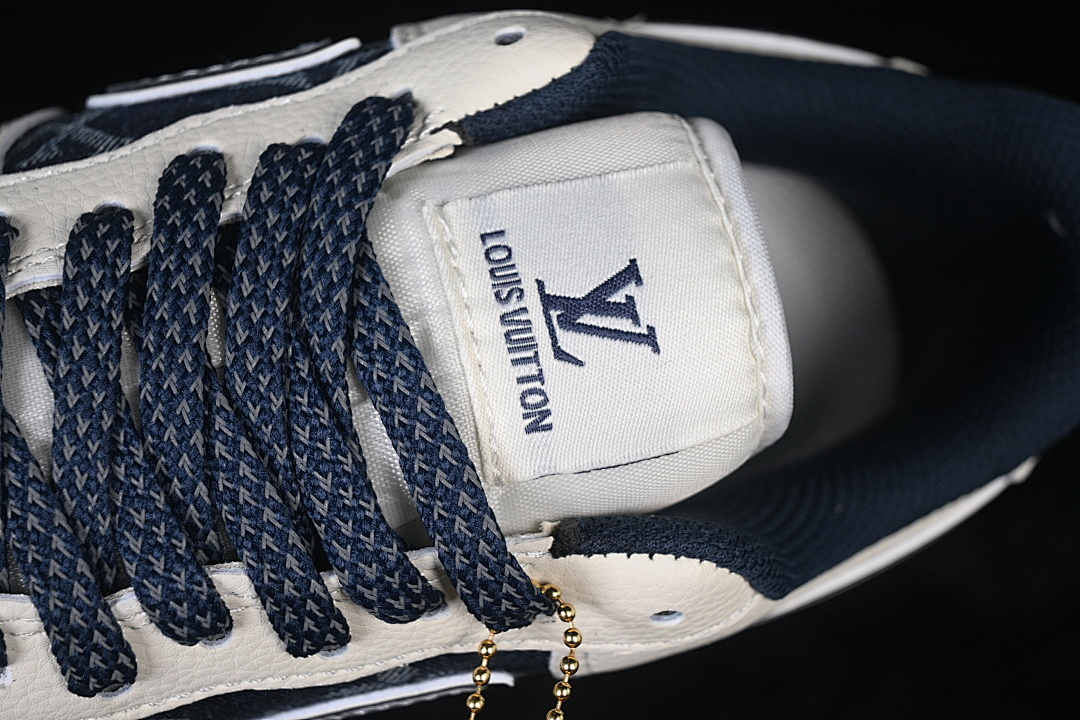 Nike [XY2025-006]-[AIR FORCE 1 07 LOW BEIGE/BLACK/NAVY BLUE]-[WOMAN:36-39]-[MAN:40-45] - Image 9