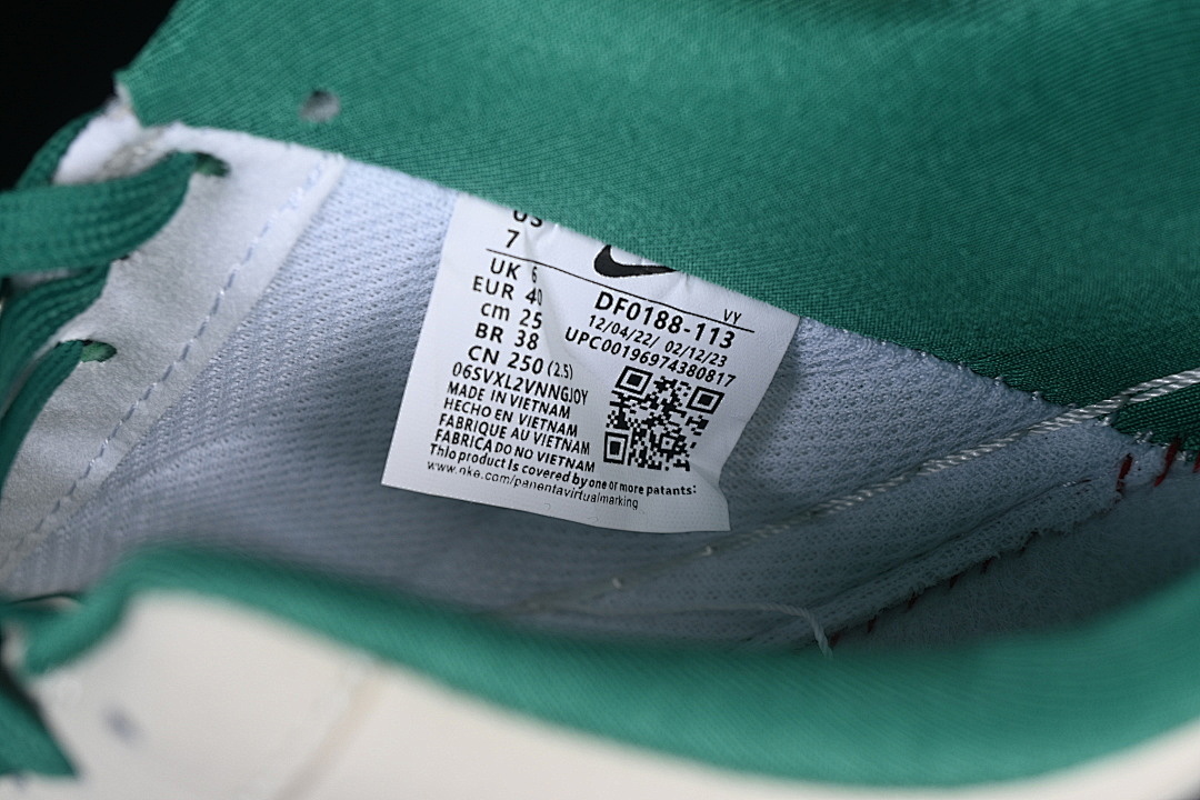Nike [DF0188-113]-[AIR FORCE 1 07 LOW WHITE/GREEN]-[WOMAN:36-39]-[MAN:40-45] - Image 6