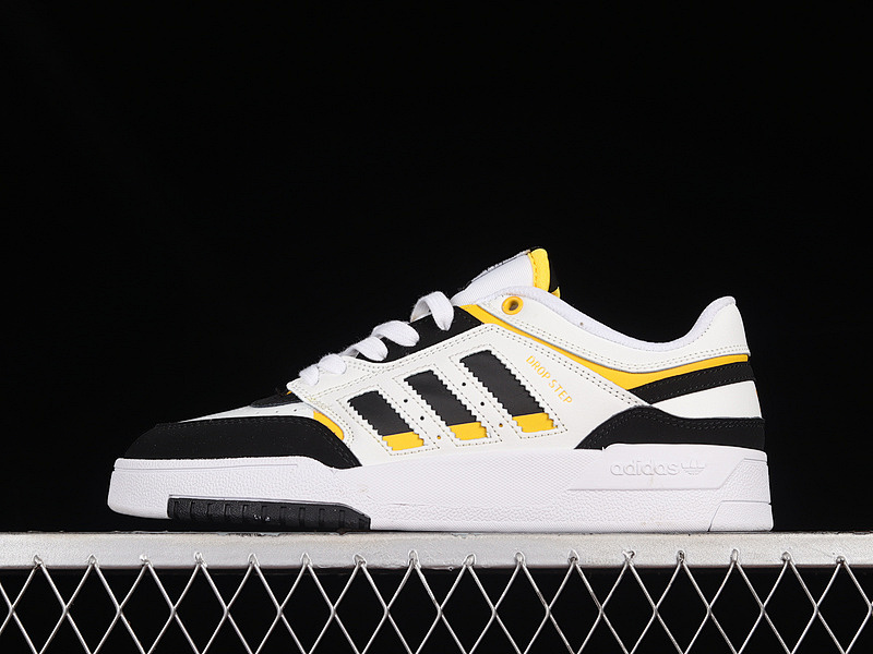 DROP STEP XL LOW SHOES CLOUD WHITE/CORE BLACK/ACTIVE GOLD · GW9727, photo 1