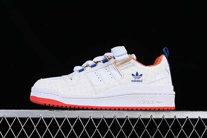 FORUM 84 LOW BLUE/WHITE/GREY/ORANGE · HP2355, photo 1