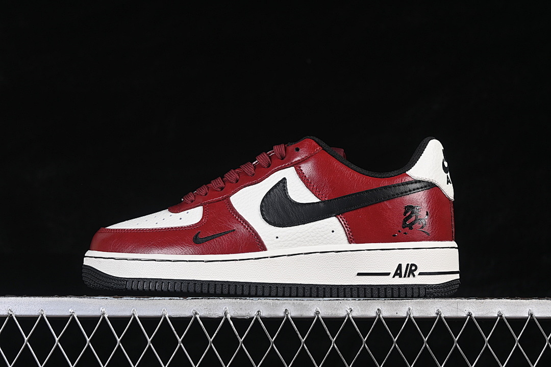 Nike [HF3148-102]-[AIR FORCE 1 07 LOW WHITE/RED/BLACK]-[WOMAN:36-39]-[MAN:40-45] - Image 2