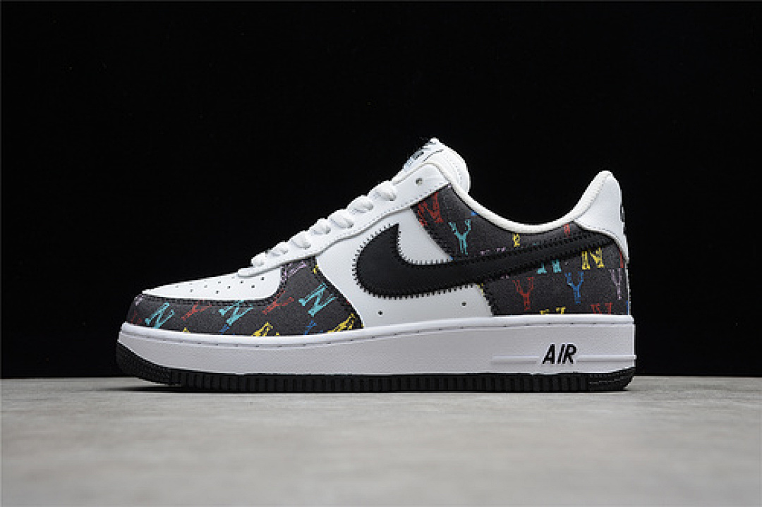 Nike [315122-444]-[AIR FORCE 1 LOW 07 MLB WHITE/BLACK/MULTI-COLOR]-[WOMAN:36-39]-[MAN:40-45], photo 1