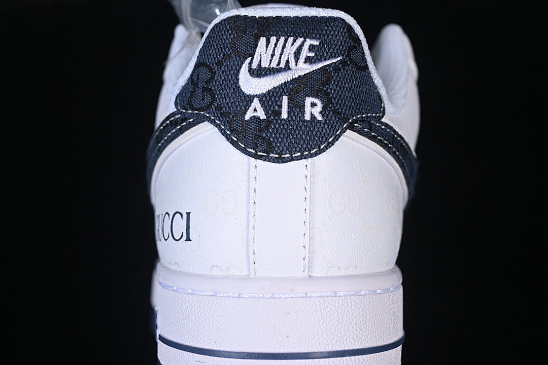 Nike [XX3168-196]-[AIR FORCE 1 07 LOW WHITE/NAVY BLUE]-[WOMAN:36-39]-[MAN:40-45] - Image 7