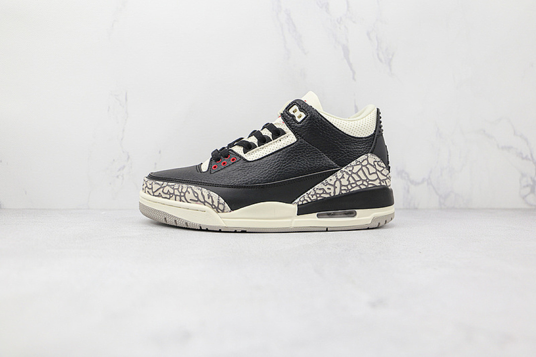 Jordan [CT8532-008]-[AIR JORDAN 3 DESERT CEMENT BLACK/RUSH ORANGE-FOSSIL STONE-SAIL]-[UNISEX:36-46], photo 1