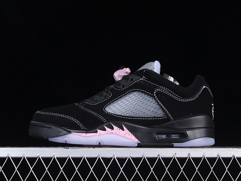 Jordan AIR Jordan 5 LOW DONGDAN BLACK/WHITE-LILAC ICE-PINK RISE · DX4355-015, photo 1