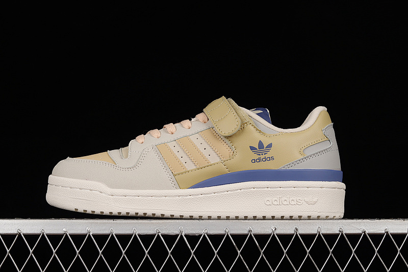 FORUM 84 LOW SHOES LIGHT GREY/KHAKI/BLUE · GY4575, photo 1