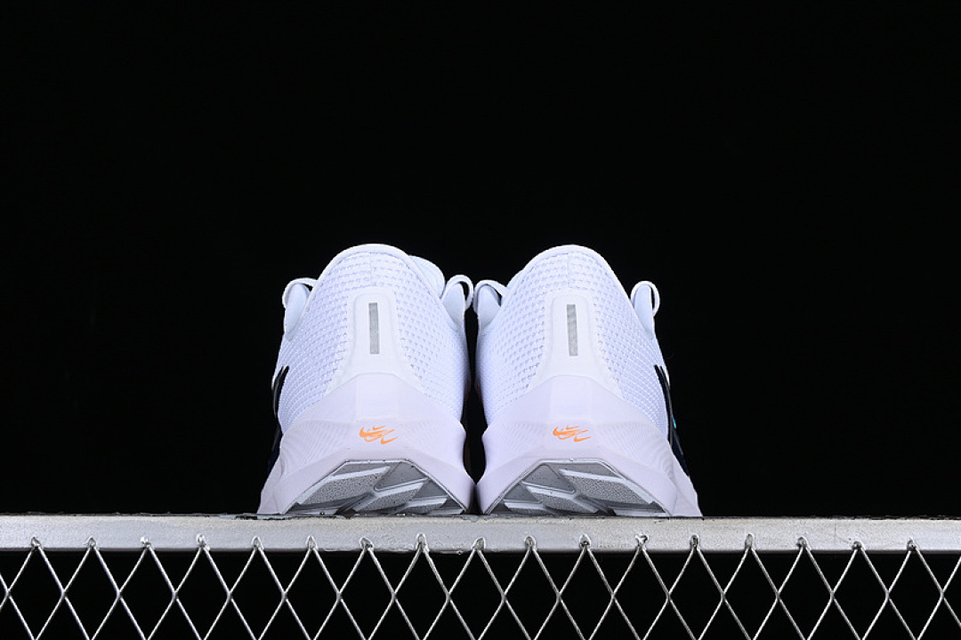 Nike [FB7179-100]-[AIR ZOOM PEGASUS 40 PREMIUM WHITE/FOOTBALL GREY/BRIGHT MANDARIN/MULTI-COLOR] - Image 13