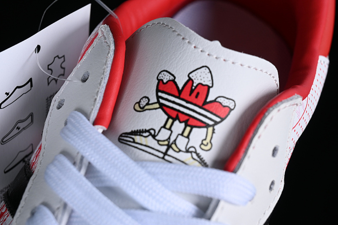 Adidas [GZ4711]-[ADIDAS SAMBA VEGAN CHRISTMAS CLOUD WHITE/SHADOW NAVY/VIVID RED]-[WOMAN:36-39]-[MAN:40 - Image 8