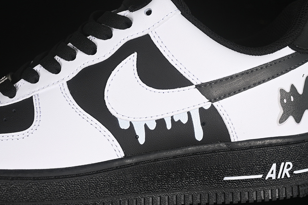 Nike [ZH0316-077]-[AIR FORCE 1 07 LOW WHITE/BLACK]-[WOMAN:36-39]-[MAN:40-45] - Image 8