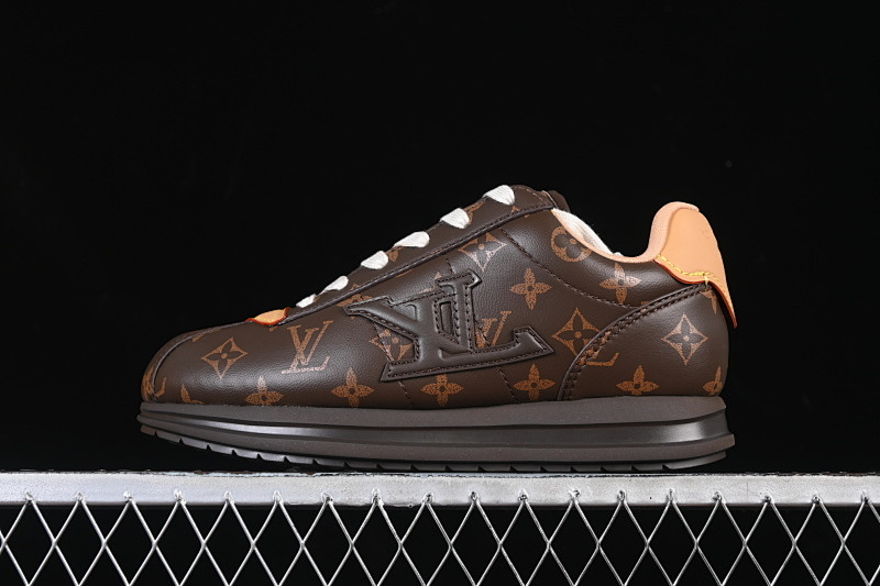 Louis Vuitton Louis Vuitton BUTTERSOFT LOW-TOP CASUAL SHOES BROWN/BLACK · 1AIKV7, photo 1