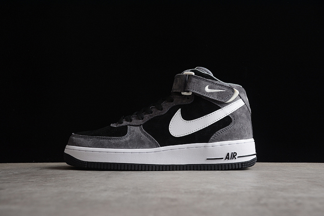 Nike [QT3369-996]-[AIR FORCE 1 07 MID DARK GREY/BLACK-WHITE]-[WOMAN:36-39]-[MAN:40-45], photo 1