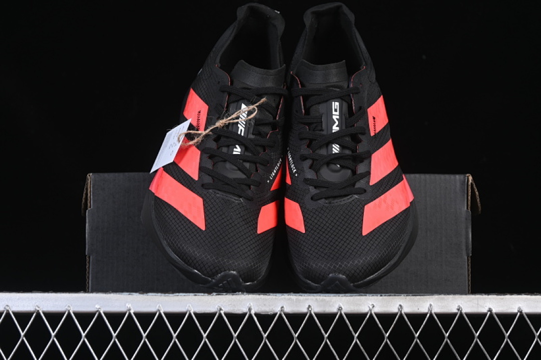 Adidas [JR6658]-[ADIZERO ADIOS 4 M BLACK/ORANGE]-[WOMAN:36-39]-[MAN:40-46] - Image 13