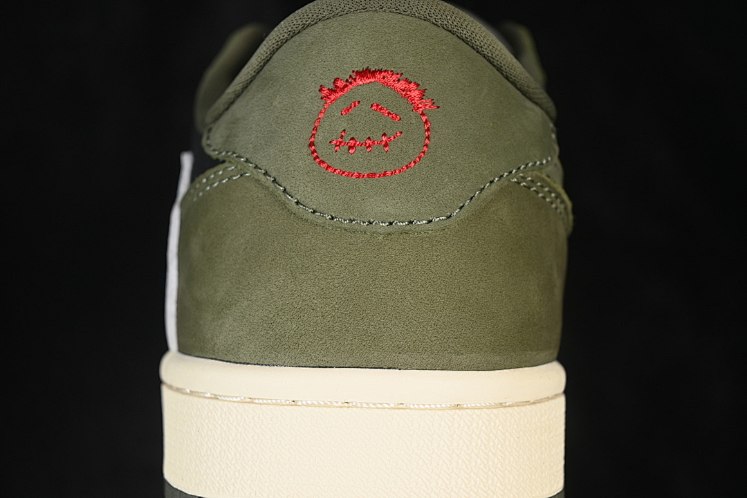Jordan [DM7866-002]-[JORDAN 1 RETRO LOW OG SP BLACK/OLIVE-MUSLIN]-[WOMAN:36-39]-[MAN:40-48.5] - Image 7