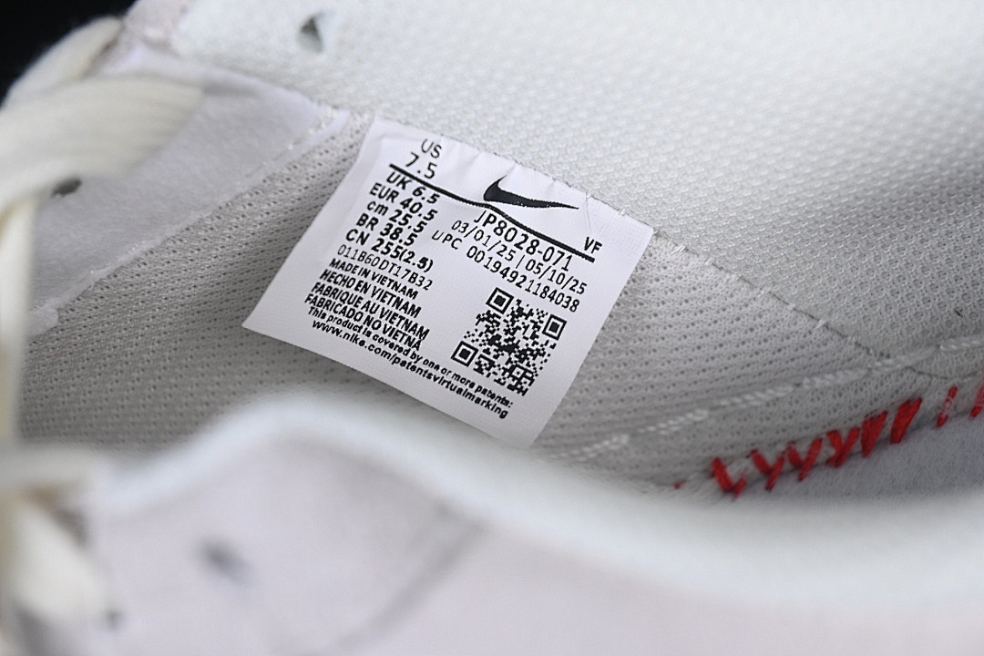 Nike [JP8028-071]-[AIR FORCE 1 07 LOW CASUAL SNEAKERS WHITE/DARK GRAY]-[WOMAN:36-39]-[MAN:40-45] - Image 5