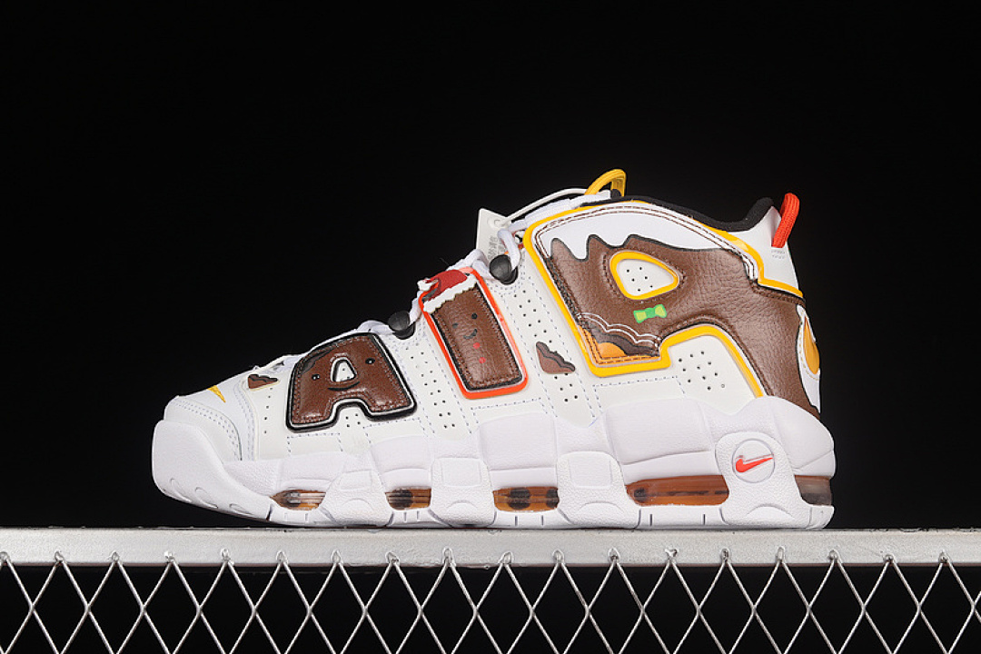 Nike [DD9223-100]-[AIR MORE UPTEMPO 96 QS WHITE/MULTI-COLOR]-[WOMAN:36-39]-[MAN:40-45], photo 1