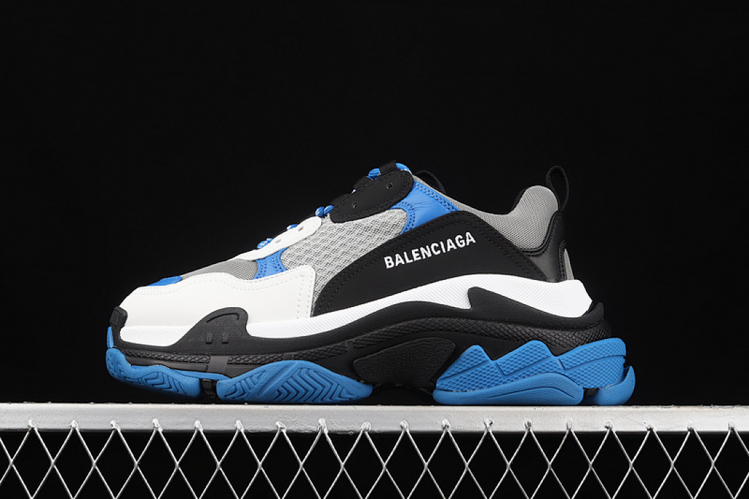 Unbranded [W2CA14124]-[ZG BA*LEN*CIAGA TRIPLE S SNEAKERS BLACK/GREY/WHITE-BLUE]-[WOMAN:35-39]-[MAN:40-46], photo 1
