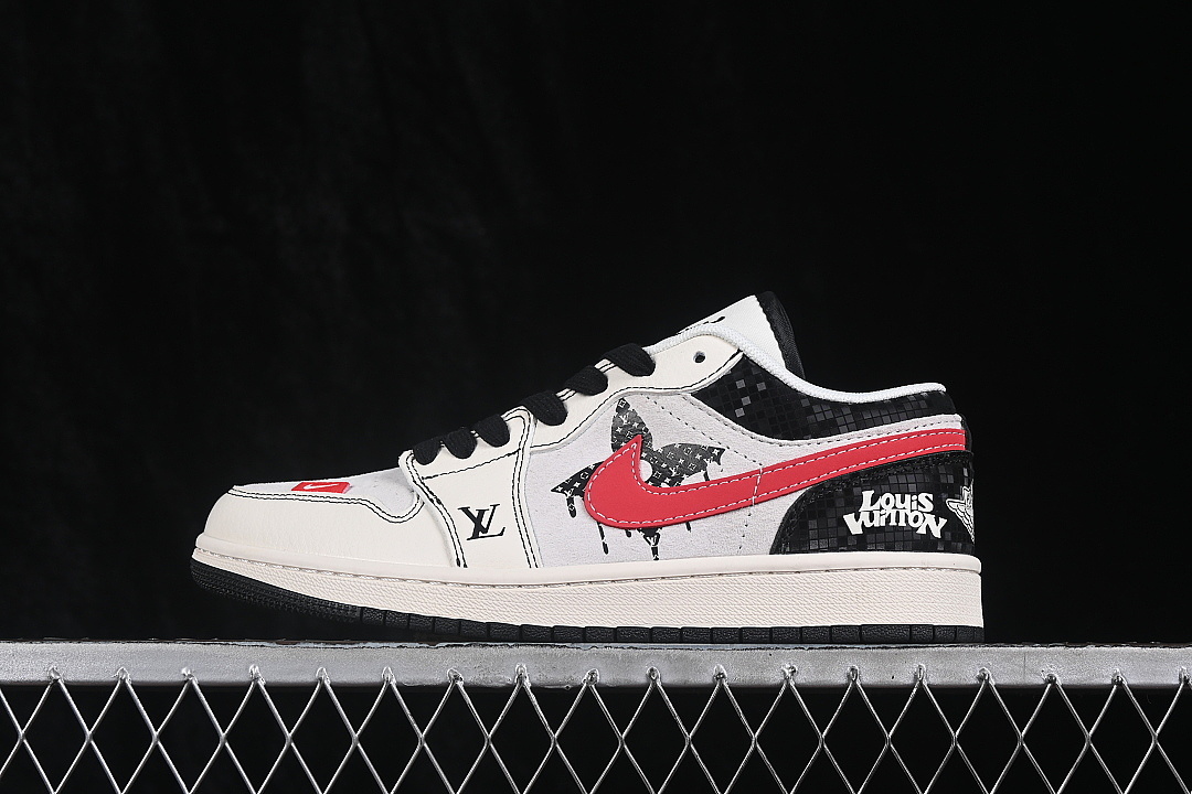 Jordan [CW6688-106]-[AIR JORDAN 1 LOW OG SP WHITE/GREY/BLACK/RED]-[WOMAN:36-39]-[MAN:40-45], photo 1
