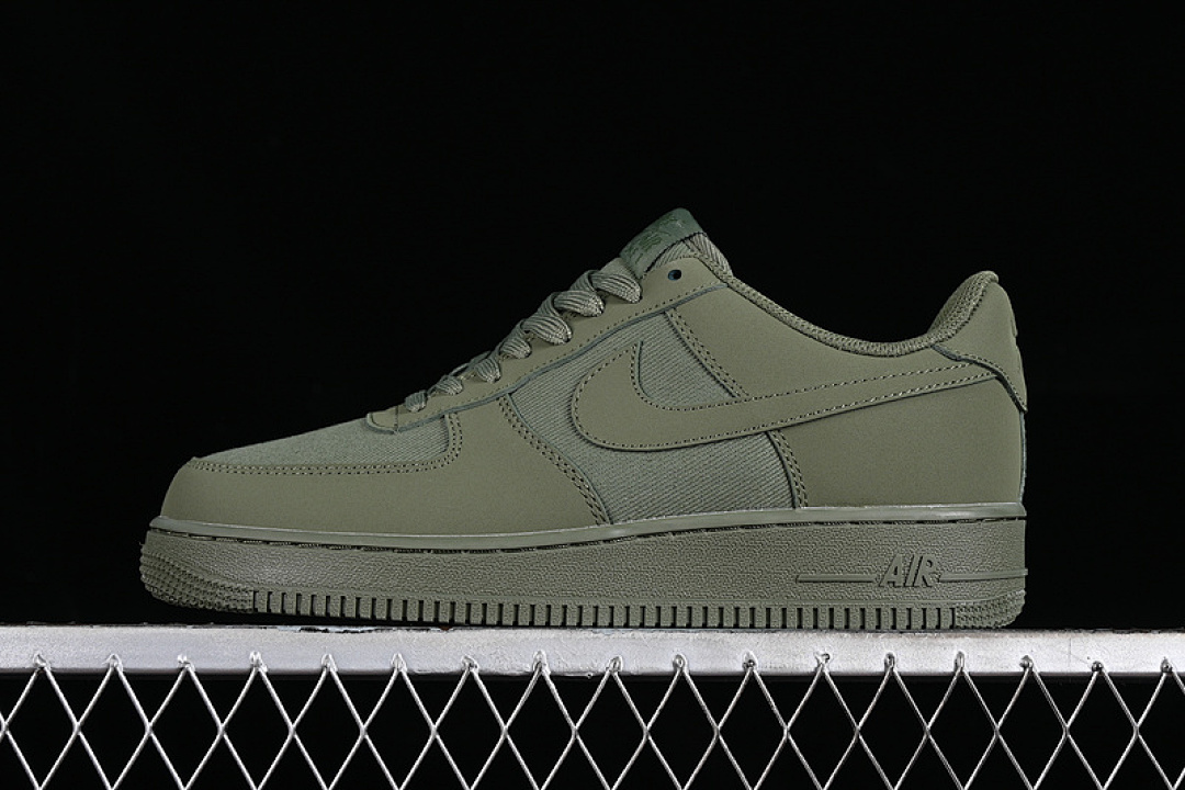 Nike Nike AIR FORCE 1 07 LOW TOP SPORTS AND CASUAL SNEAKERS ARMYGREEN · FB8876-300, photo 1