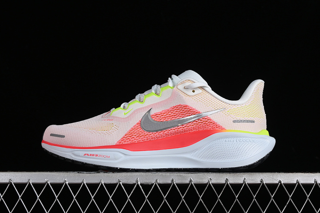 Nike Nike AIR ZOOM PEGASUS 41 WHITE/ORANGE/GREEN/SILVER · FD2722-100, photo 1