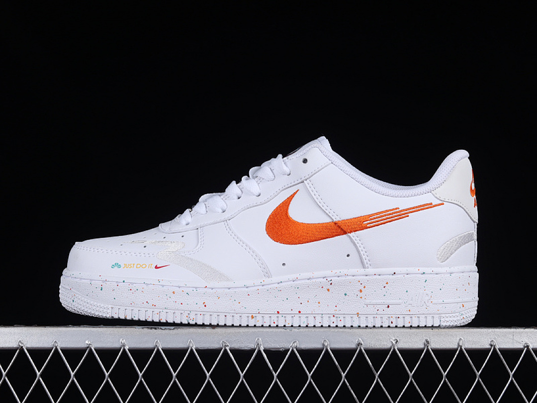 Nike [FD4622-131]-[AIR FORCE 1 LOW 07 LX LEAP HIGH WHITE/WASHED TEAL/SAFETY ORANGE/RUSH (PINK]), photo 1