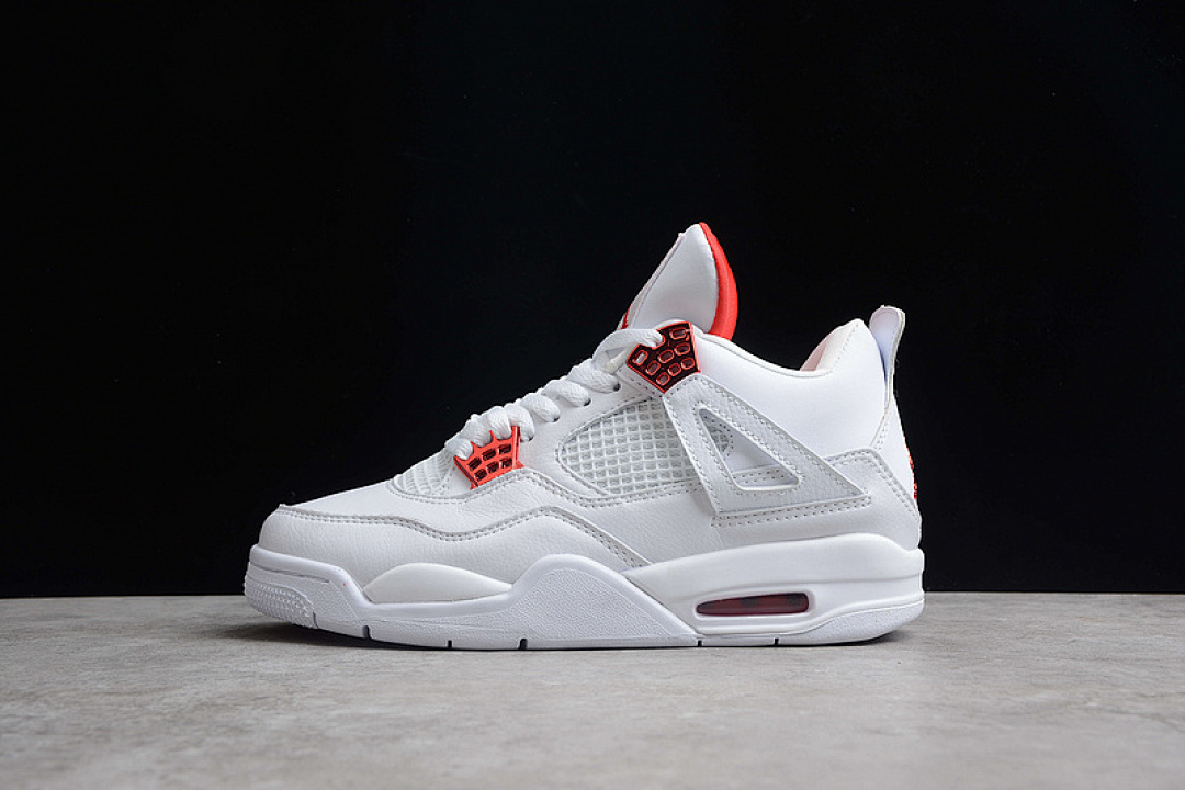 Jordan [CT8527-112]-[AIR JORDAN 4 RETRO WHITE/UNIVERSITY RED/METALLIC SILVER]-[UNSIEX:36-46], photo 1