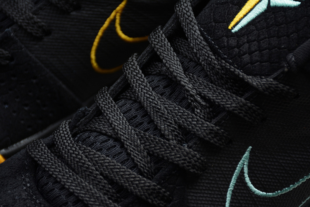 Nike [AV6339-002]-[ZOOM KOBE 4 PROTRO BLACK/AURORA GREEN-UNIVERSITY GOLD]-[MAN:40-46] - Image 8