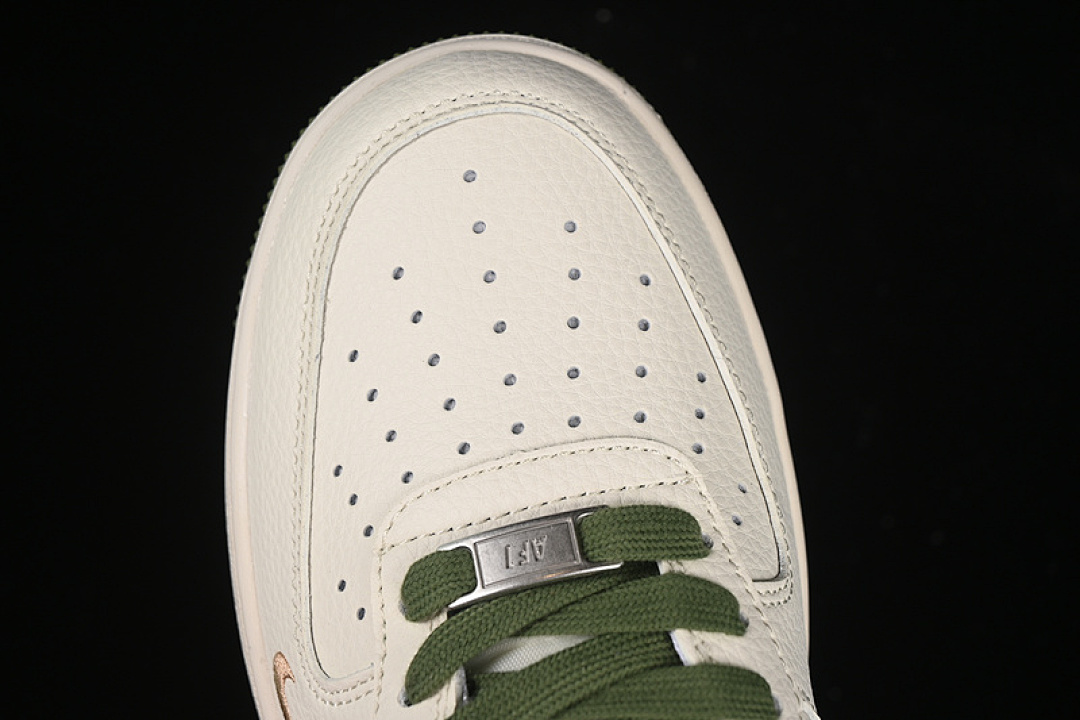 Nike [XX3168-151]-[AIR FORCE 1 07 LOW GREEN/GOLD/WHITE]-[WOMAN:36-39]-[MAN:40-45] - Image 10