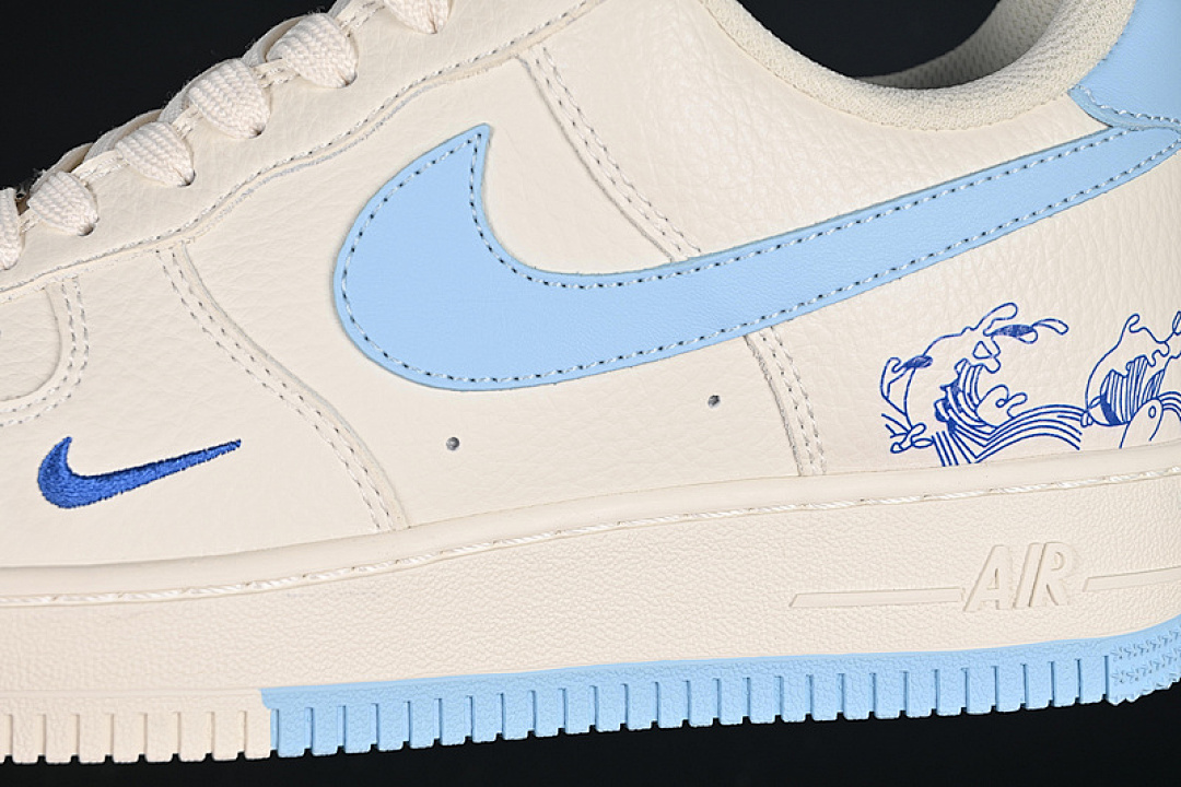 Nike [CS5288-027]-[AIR FORCE 1 07 LOW WHITE/BLUE]-[WOMAN:36-39]-[MAN:40-45] - Image 7