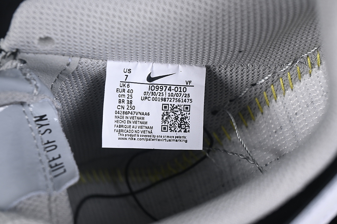 Unbranded [IO9974-010]-[AIR FORCE 1 LOW BLACK/LIGHT SMOKE GREY/WHITE]-[MAN:40-47.5] - Image 6