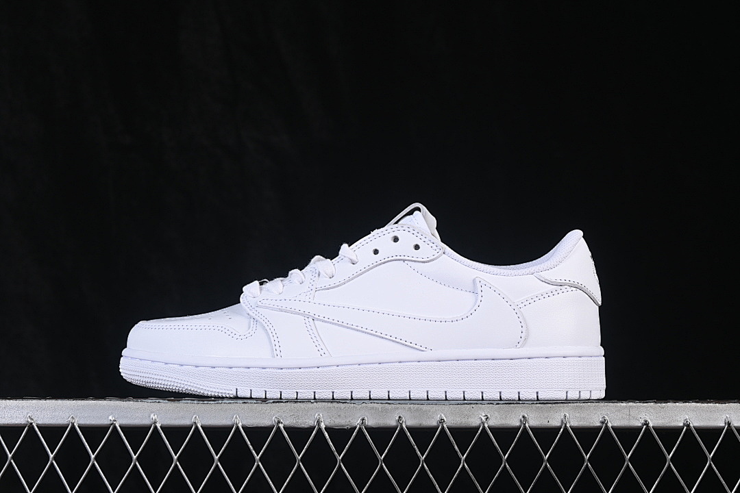 Jordan [TD1228-111]-[TRAVIS SCOTT AIR JORDAN 1 LOW OG WHITE/WHITE/WHITE]-[WOMAN:36-39]-[MAN:40-48.5] - Image 2