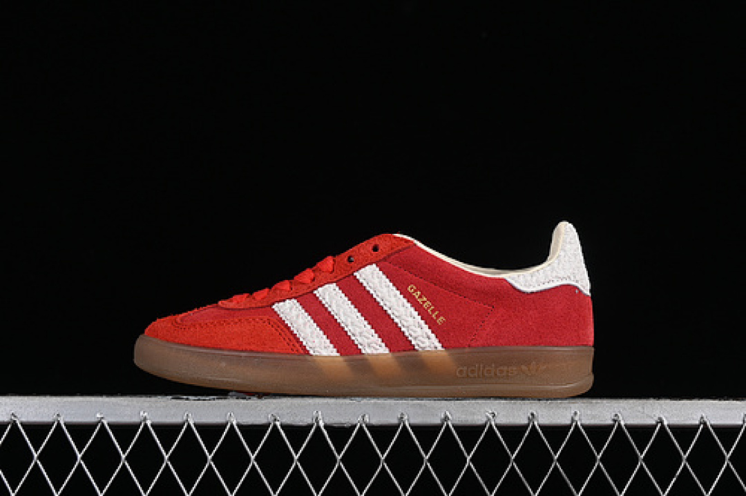 Unbranded [IF1808]-[ORIGINALS GAZELLE INDOOR WHITE/RED/BROWN]-[WOMAN:35.5-39]-[MAN:40-45], photo 1