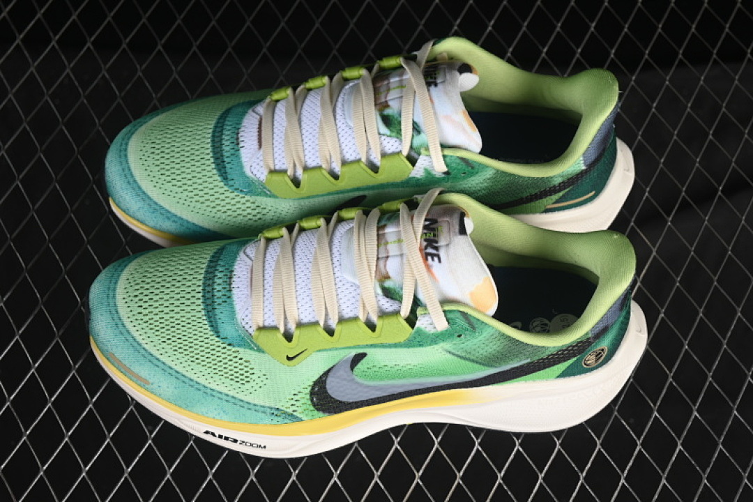 Nike [IH3583-999]-[AIR ZOOM PEGASUS 41 FK GREEN/WHITE/GREY/BLACK/YELLOW]-[WOMAN:39]-[MAN:40-46] - Image 10