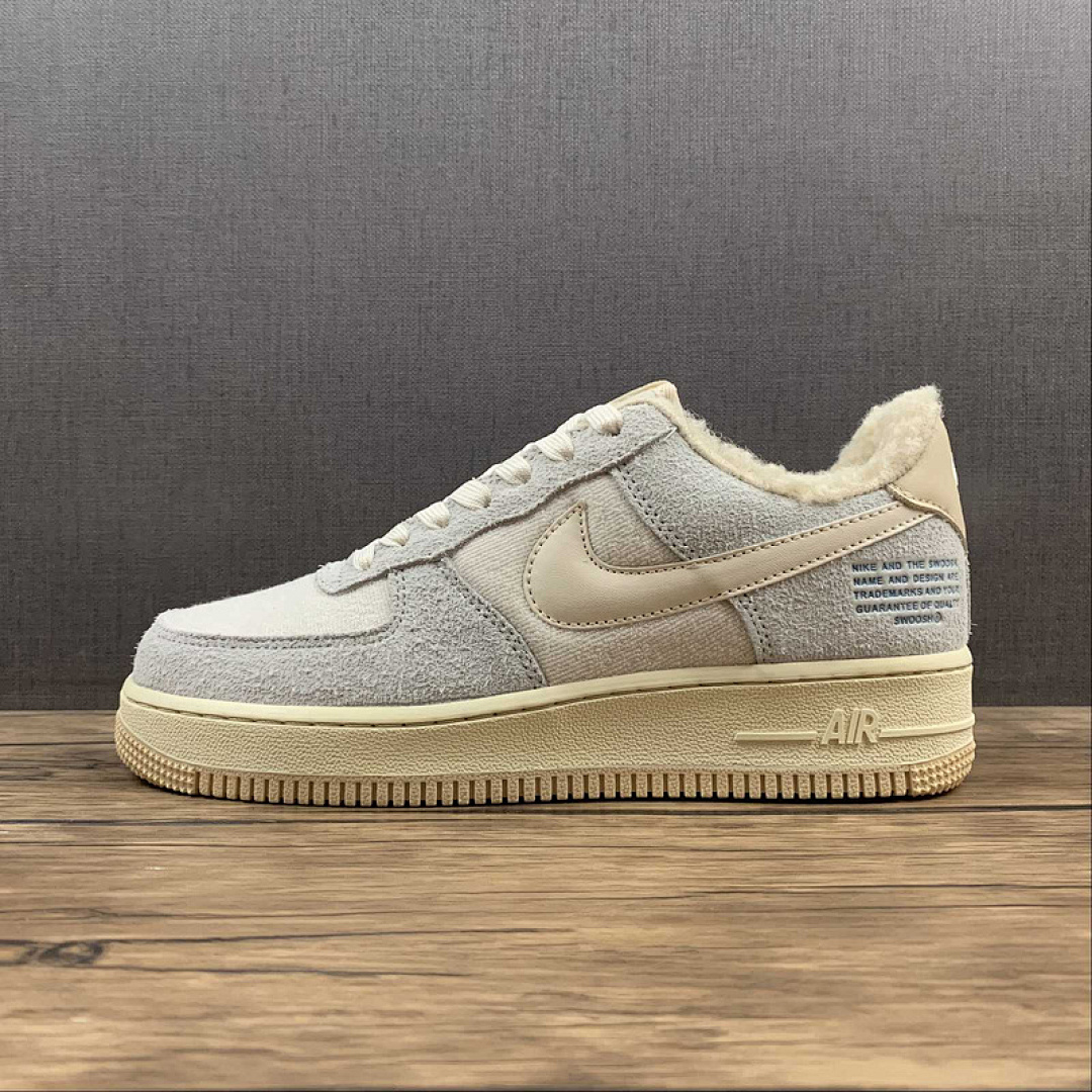 Nike [DO7195-025]-[AIR FORCE 1 LOW 07 LV8 SHERPA PHOTON DUST/PALE IVORY]-[WOMAN:36-39]-[MAN:40-44], photo 1