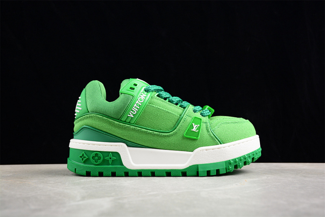 Louis Vuitton [L*V TRAINER MAXI WHITE/GREEN]-[WOMAN:35-39]-[MAN:40-45] - Image 16