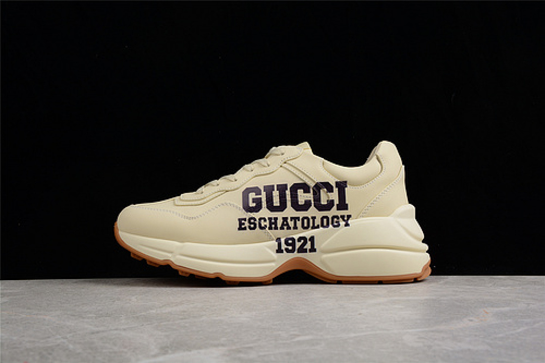 On Running On Running [GU*CCI RHYTON VINTAGE TRAINER SNEAKER BEIGE/BLACK/BEIGE]-[WOMAN:35-39]-[MAN:40-44], photo 1