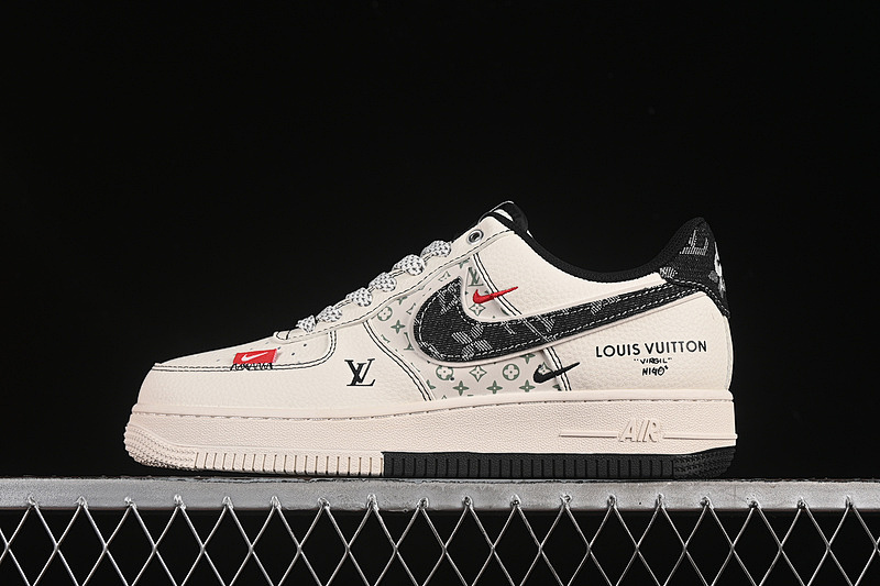 Nike Nike AIR FORCE 1 07 LOW LV WHITE/GREY/BLACK · YX5066-341, photo 1