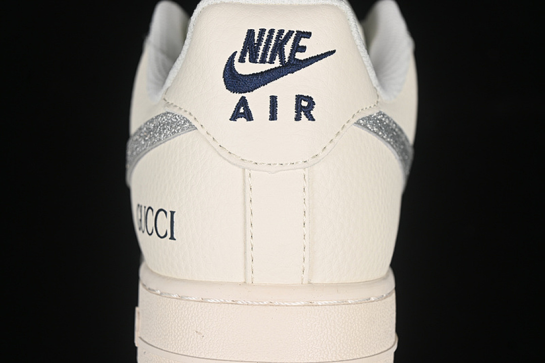 Nike [XS1958-546]-[AIR FORCE 1 07 LOW WHITE/GREY/BLUE]-[WOMAN:36-39]-[MAN:40-45] - Image 7