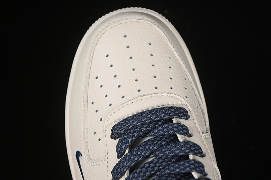 Nike [MJ0319-026]-[AIR FORCE 1 07 LOW WHITE/BLUE]-[WOMAN:36-39]-[MAN:40-45] - Image 10