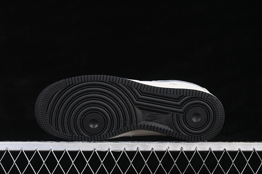 Nike [HT5088-633]-[AIR FORCE 1 07 LOW CASUAL SNEAKERS WHITE/GREY/BLUE]-[WOMAN:36-39]-[MAN:40-45] - Image 15