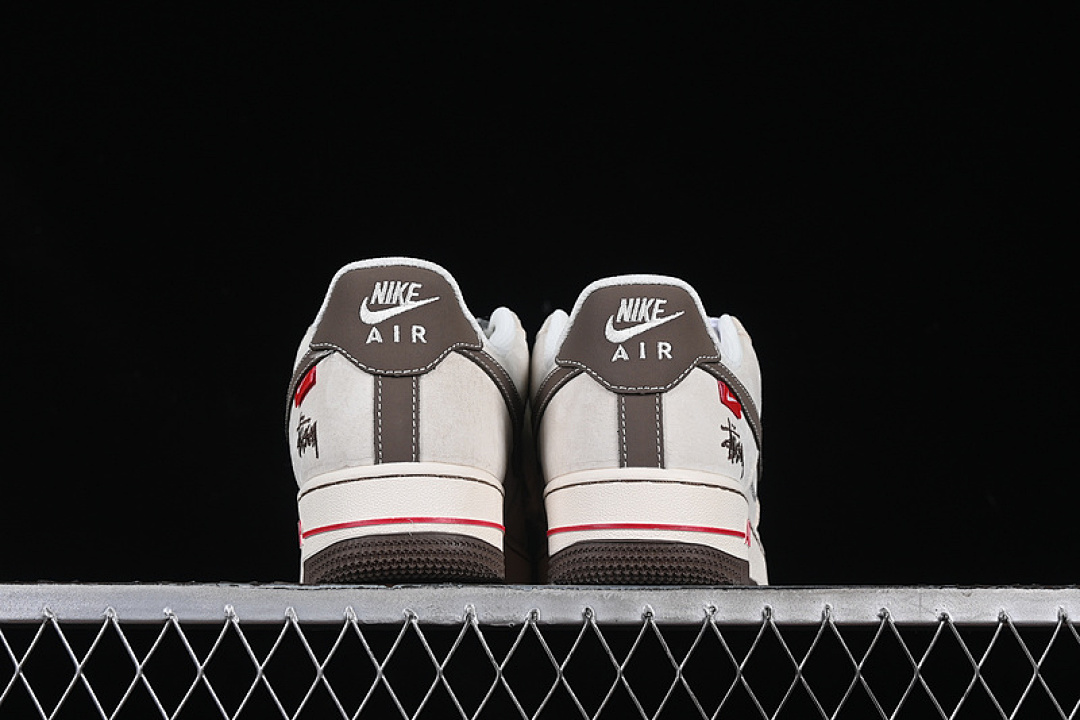 Nike [SJ6698-025]-[AIR FORCE 1 07 LOW WHITE/GREY/BROWN]-[WOMAN:36-39]-[MAN:40-45] - Image 14