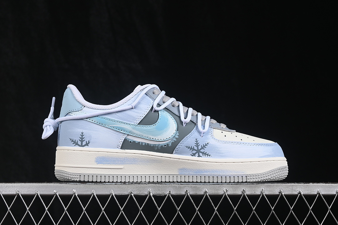 Nike [DO7417-199]-[AIR FORCE 1 07 LOW CASUAL SNEAKERS SKY BLUE/WHITE]-[WOMAN:36-39]-[MAN:40-45] - Image 15