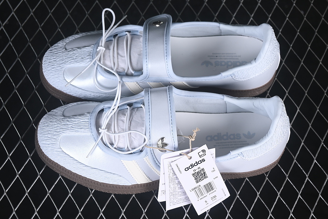 Adidas [LB8628]-[SAMBA JANE LAZY PERSON'S LIFE SHOES LIGHT BLUE/BLUE]-[WOMAN:36-39]-[MAN:40-41] - Image 10