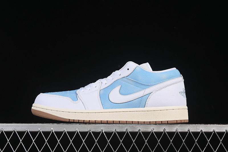 Jordan AIR Jordan 1 LOW WORN BLUE WHITE/BLUE · HQ2004-400, photo 1