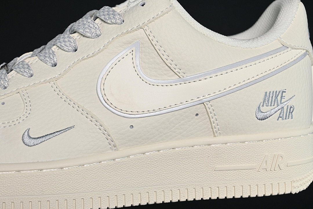 Nike [CS5288-033]-[AIR FORCE 1 07 LOW WHITE/GREY]-[WOMAN:36-39]-[MAN:40-45] - Image 8