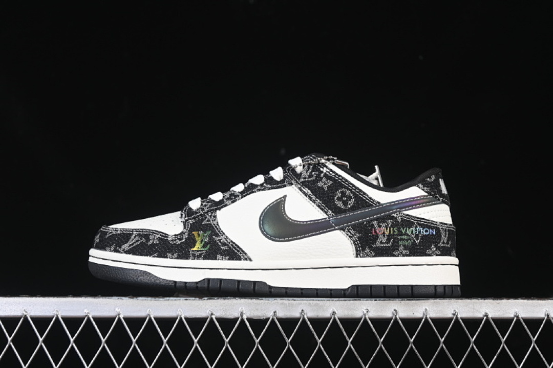 Louis Vuitton [SC0601-451]-[SB DUNK LOW LV WHITE/BLACK]-[WOMAN:36-39]-[MAN:40-45], photo 1