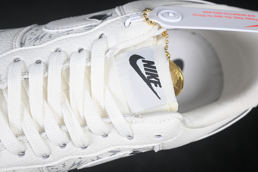 Nike [WY0655-119]-[AIR FORCE 1 07 LOW CASUAL SNEAKERS WHITE/PURE WHITE]-[WOMAN:36-39]-[MAN:40-45] - Image 8