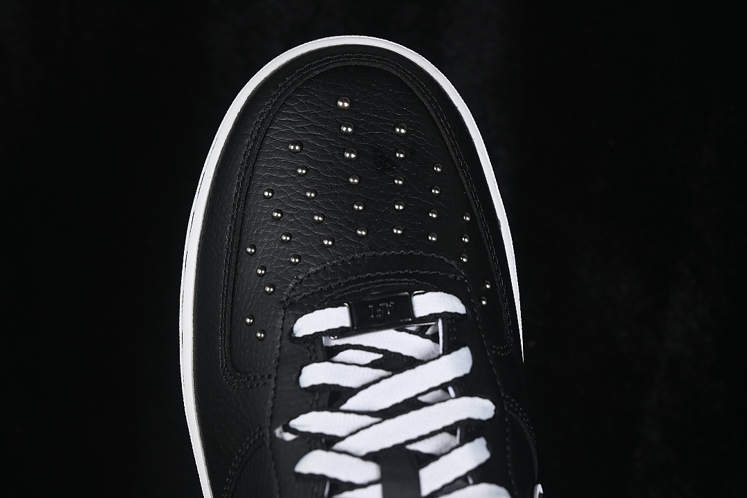 Nike [IM6643-010]-[AIR FORCE 1 07 LOW CASUAL SNEAKERS BLACK/WHITE]-[WOMAN:36-39]-[MAN:40-45] - Image 9