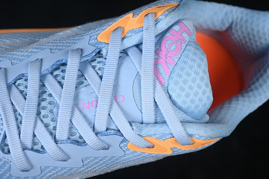 On Running [1132211-ABIW]-[KNITTED MESH RUNNING SHOES BLUE/ORANGE/BLUE]-[WOMAN:36-39]-[MAN:40-45] - Image 9