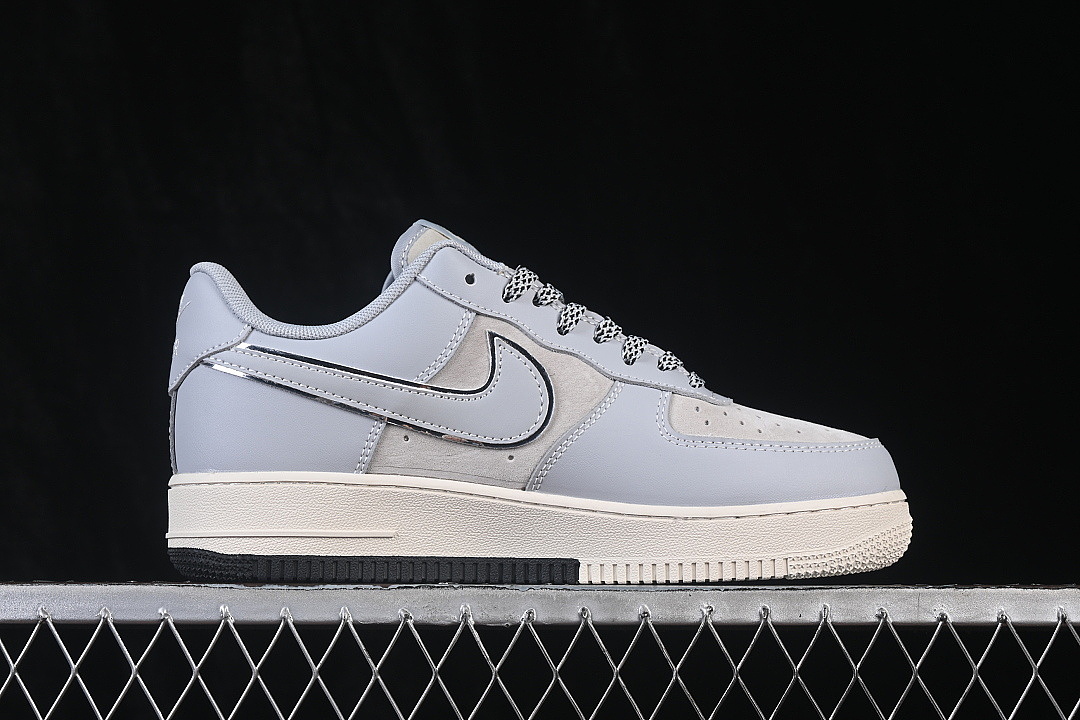 Nike [DN1688-818]-[AIR FORCE 1 07 LOW CASUAL SNEAKERS BLUE/GREY/BLUE]-[WOMAN:36-39]-[MAN:40-45] - Image 16